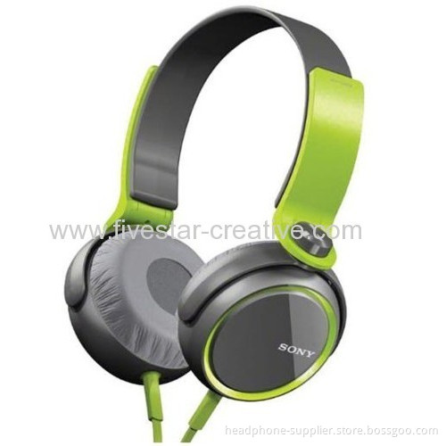 Sony Mdr-xb400 Extra Bass Series On Ear Headphones Green